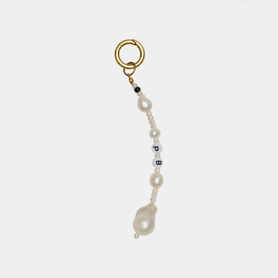 Personalized Baroque Pearl Charm