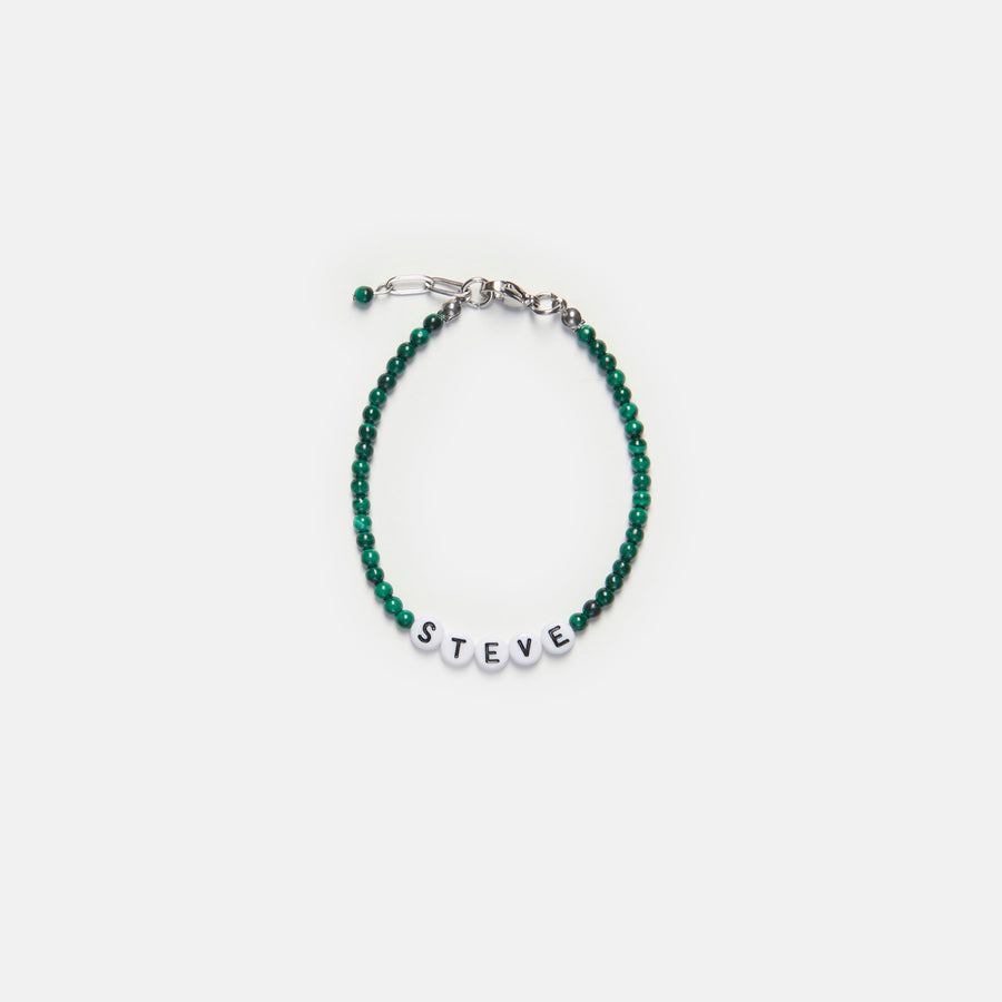 Personalized Malachite Bracelet- Men’s Edition