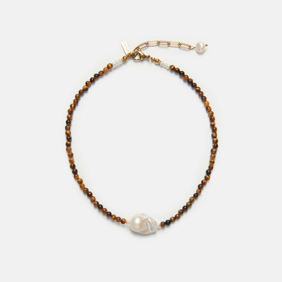 Baroque Tiger’s Eye Choker