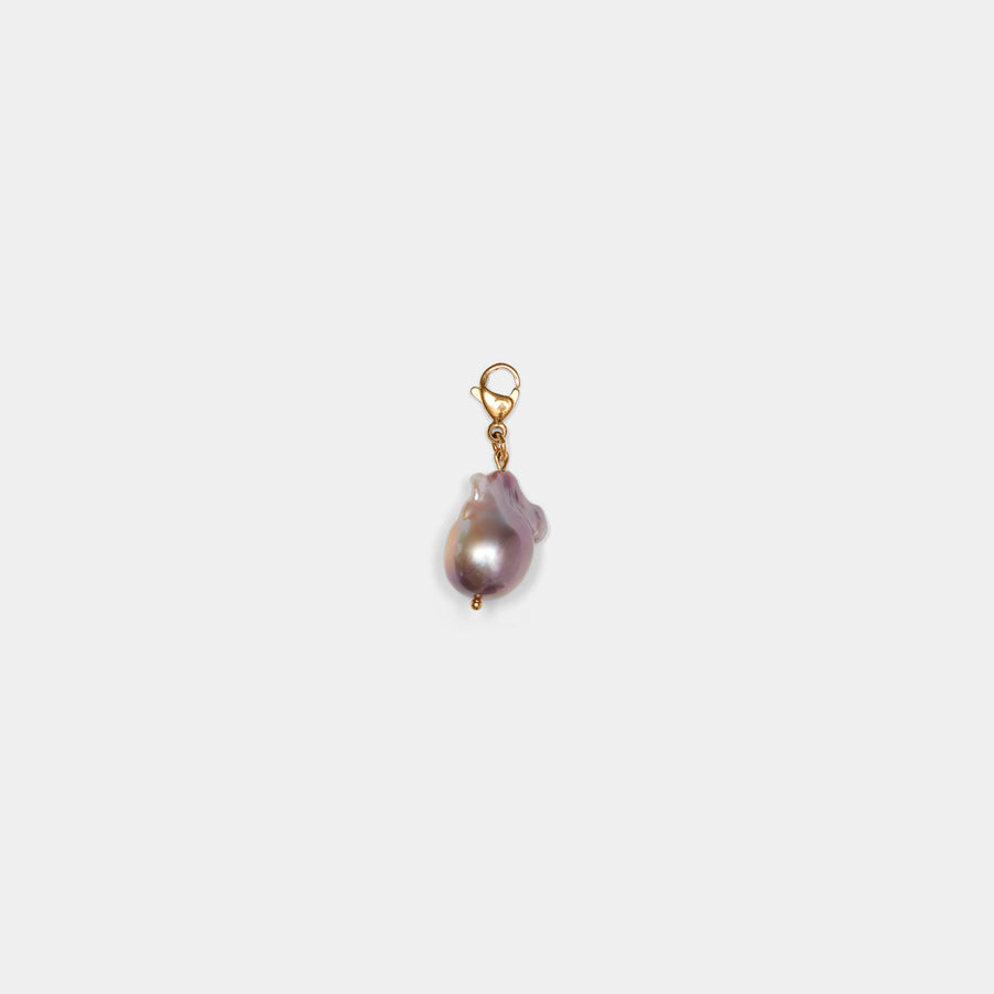 Pink Baroque Pearl Charm