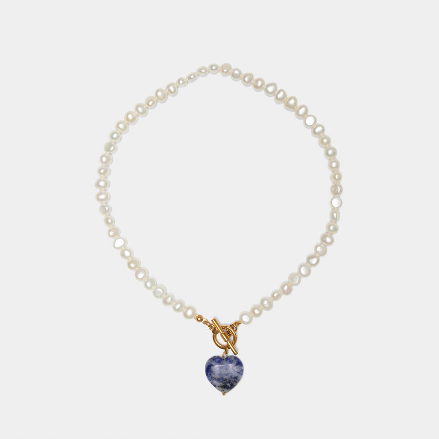 Heart of Stone Pearl Choker