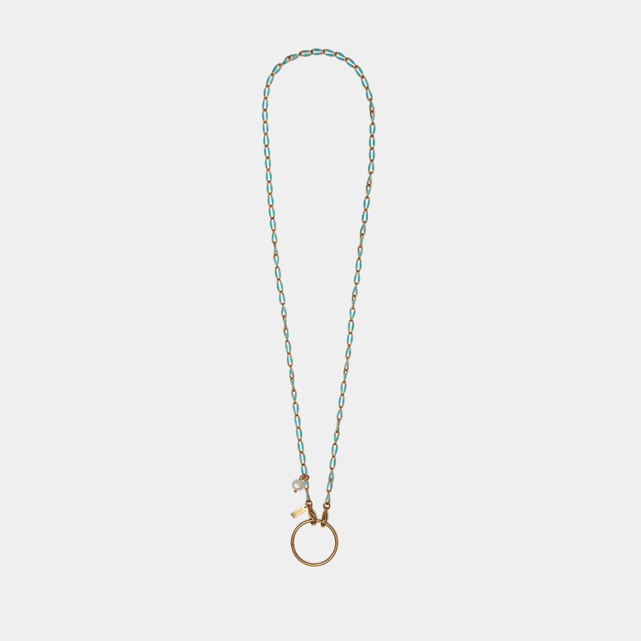 Turquoise Enamel Sunglasses Chain