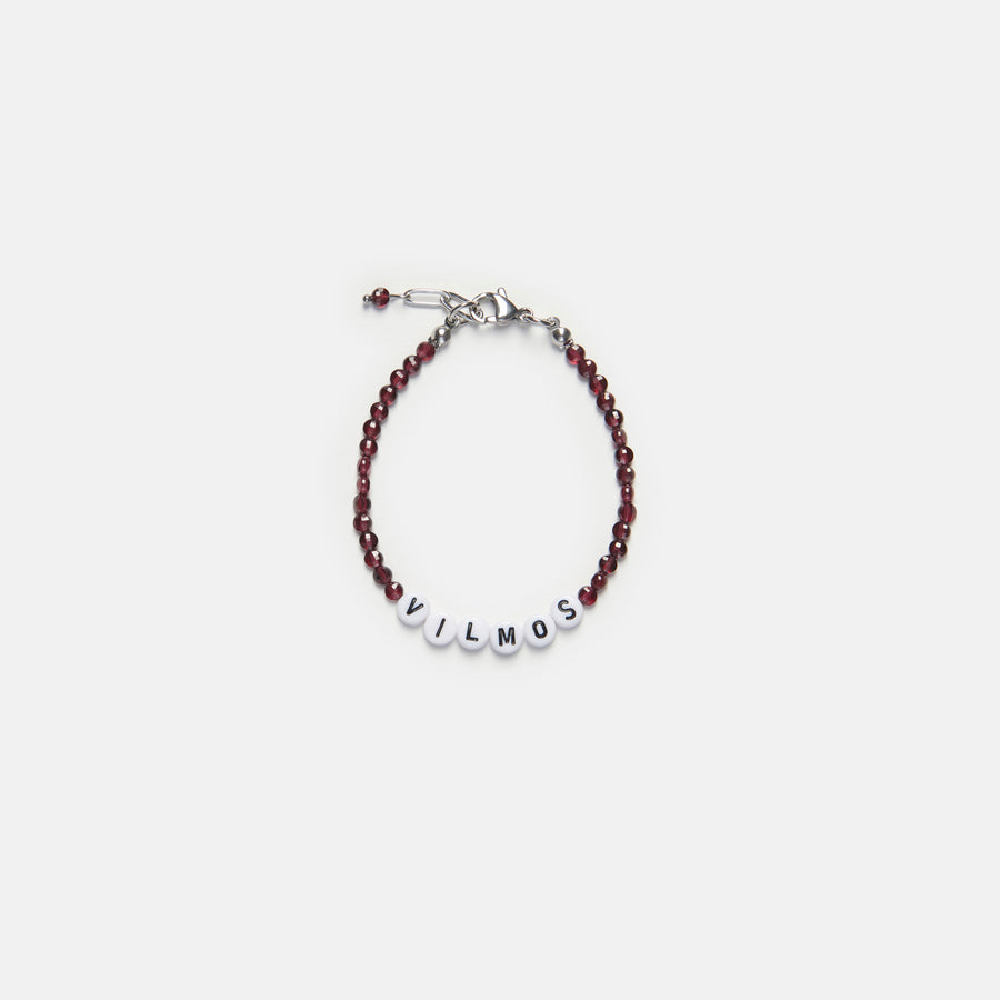 Personalized Red Garnet Bracelet- Men’s Edition
