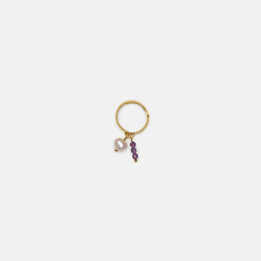Gemstone Charm Ring
