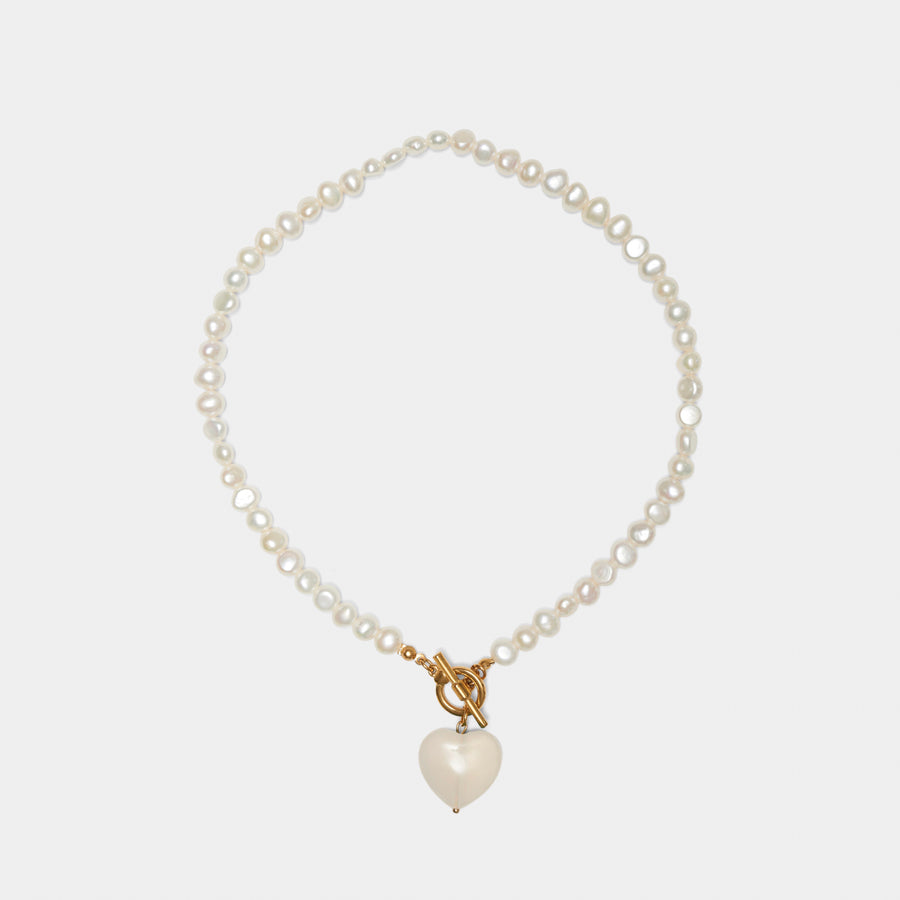 Heart of Stone Pearl Choker