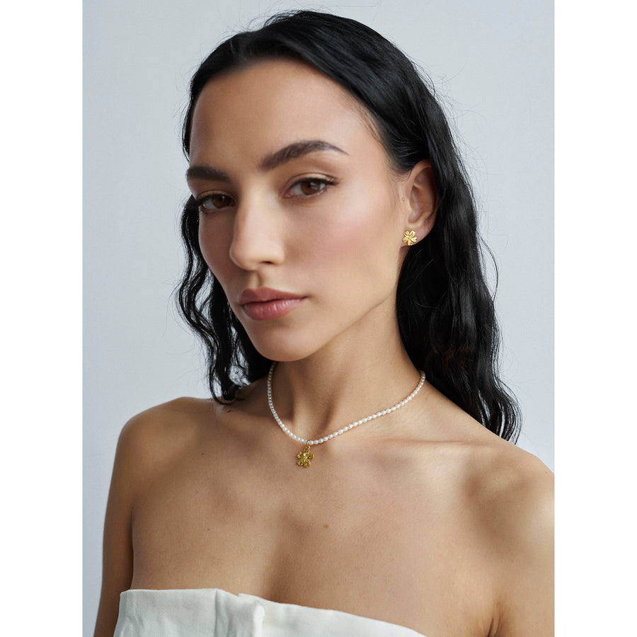 Dalia Tiny Rice Choker